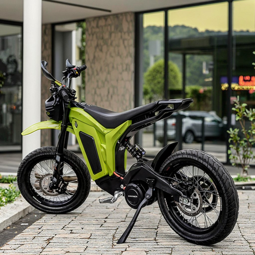 2025 New Mid Motor Electric Urban Motorcycle Dirt E-Bike 72V45Ah Lithium Battery Motorbike Electric Bicycle for Adults